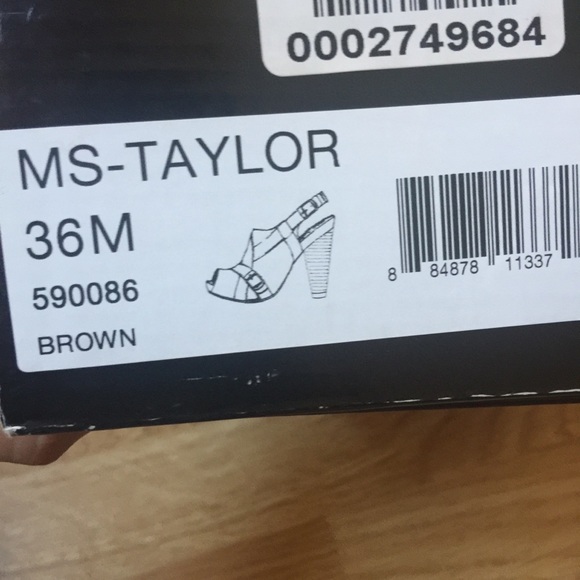 MISS SIXTY “TAYLOR” LEATHER SUEDE PLATFORM HEELS - Picture 7 of 7